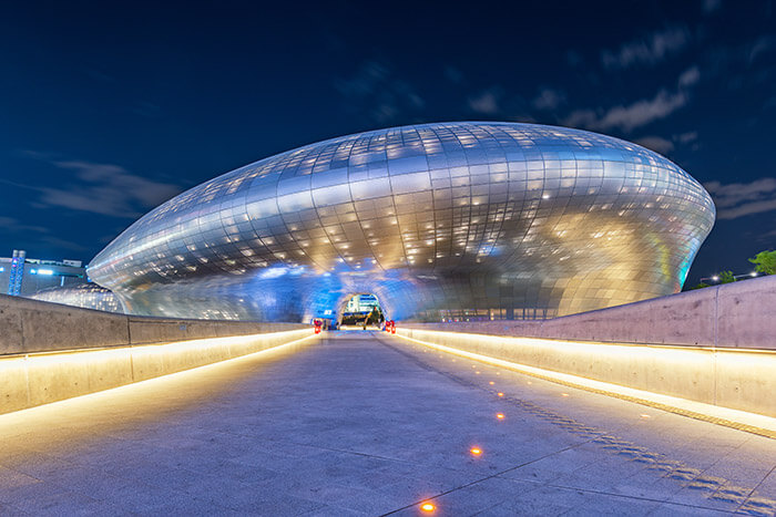 Dongdaemun Design Plaza at Night