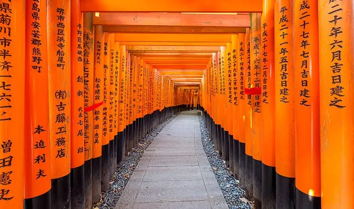 Fushimi Inari Shrine in Kyoto