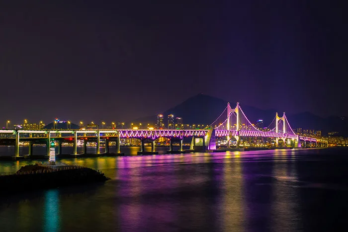 Gwangan bridge in Busan