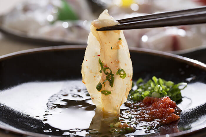 Japanese Fugu Sashimi
