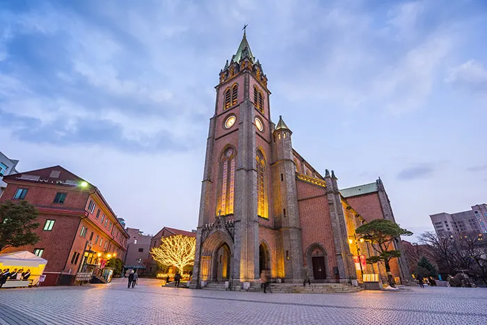 Myeongdong Cathedral in Seoul