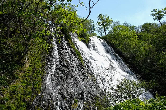 Oshinkoshin waterfall in Hokkaido