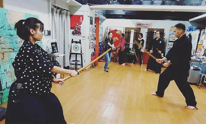 Theatrical Samurai Sword Fighting
