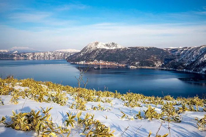 lake mashu in hokkaido japan