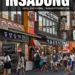 places to visit in Insadong