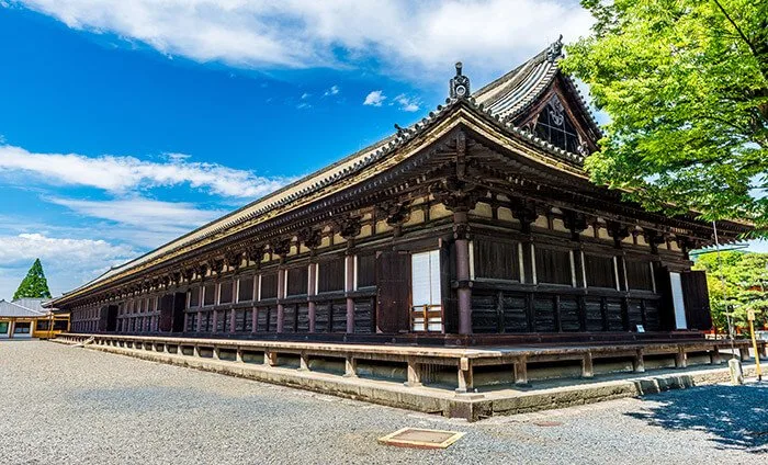 sanjusangendo temple in Kyoto