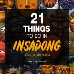 things to do in insadong