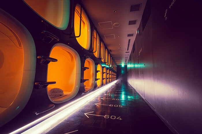 9 hours capsule hotel