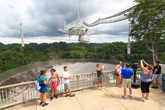 Arecibo Observatory radio telescope