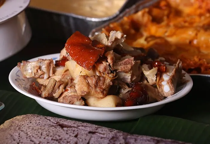 Chopped Parts of Lechon or Suckling Pig