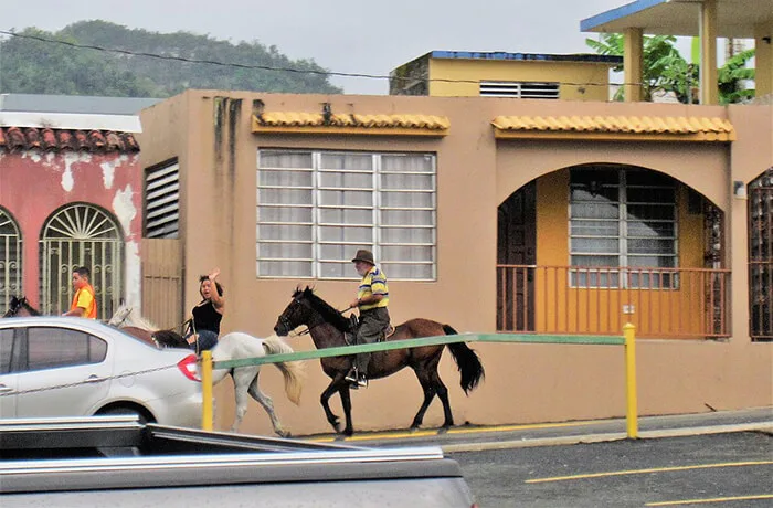 Horse-back riding in Ciales