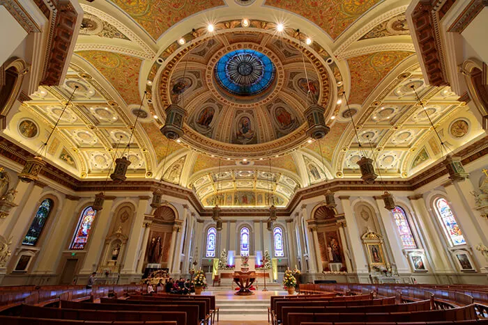 Interior of Cathedral Basilica of St. Joseph Church