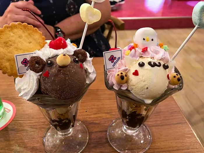 Maidreamin maid cafe desserts