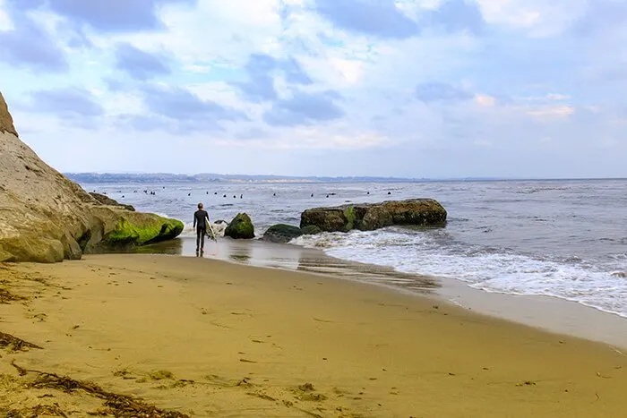 Pleasure Point Surfing in Santa Cruz