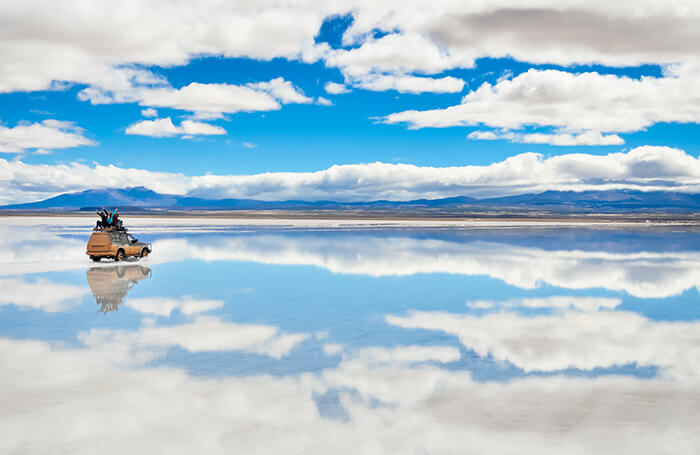 Salar de Uyuni in Bolivia