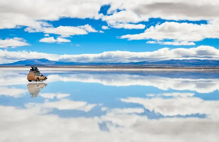 Salar de Uyuni in Bolivia