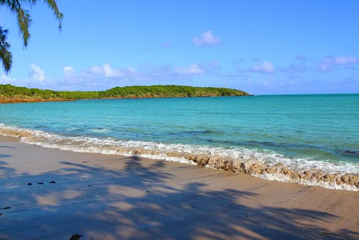 Seven Seas Beach near Fajardo in Puerto Rico