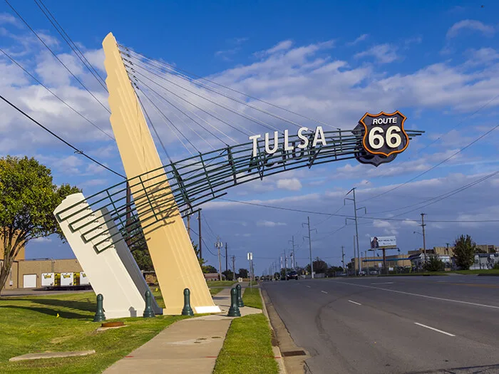 Tulsa Gate on historic Route 66