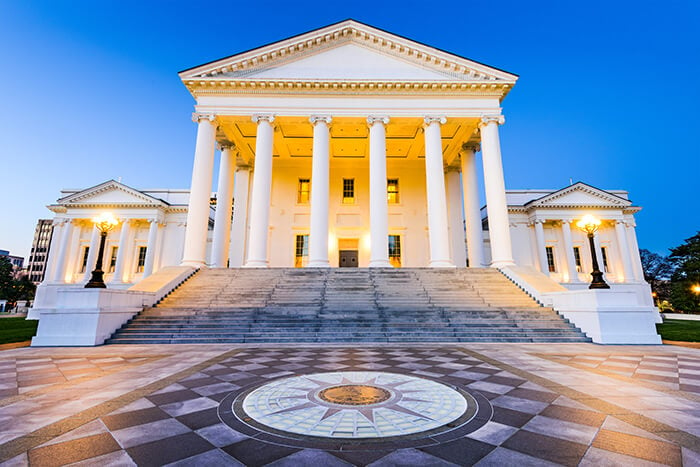 Virginia State Capitol in Richmond