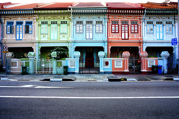 terrace houses on Koon Seng Road