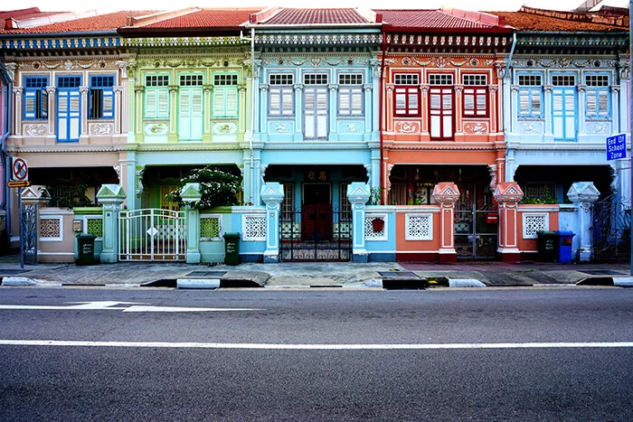 terrace houses on Koon Seng Road