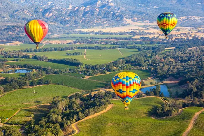 Hot Air Balloon Trip in Napa Valley