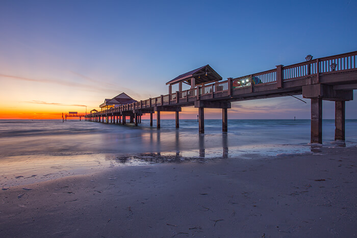 Sunset at Clearwater Beach