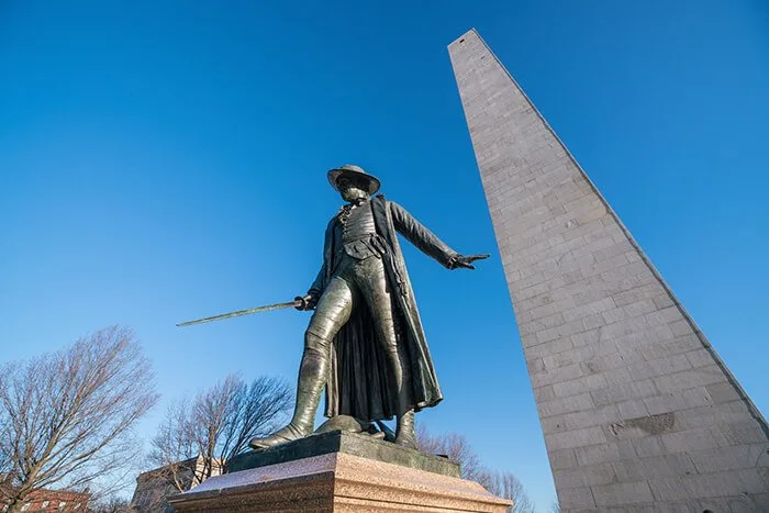 Bunker Hill Monument in Boston