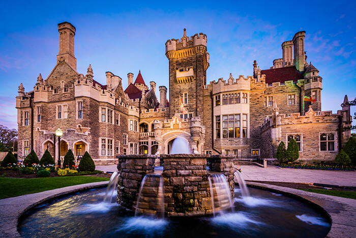 Casa Loma at twilight