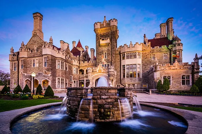 Casa Loma at twilight