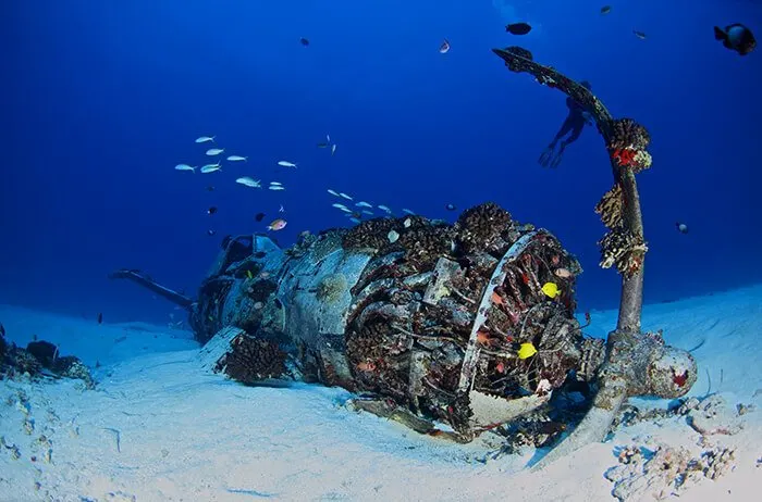 Corsair Wreck Dive Site