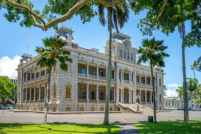 Iolani Palace in Honolulu