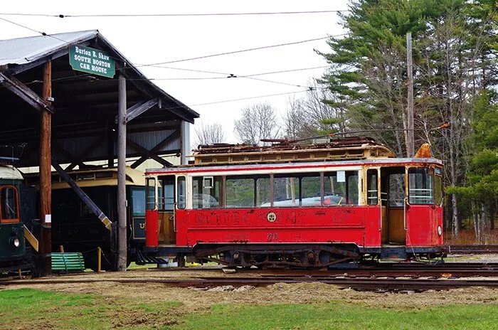 Seashore Trolley Museum in Kennebunkport, Maine