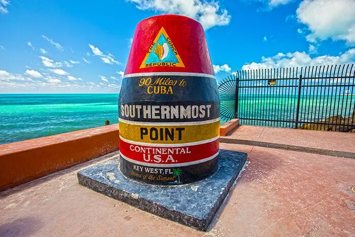 Southernmost point