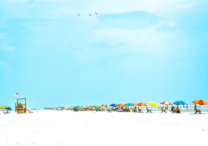 Stewart Beach on Galveston Island