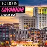 fun things to do in Savannah