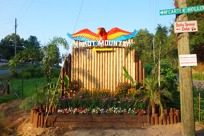 Parrot Mountain and Garden of Eden