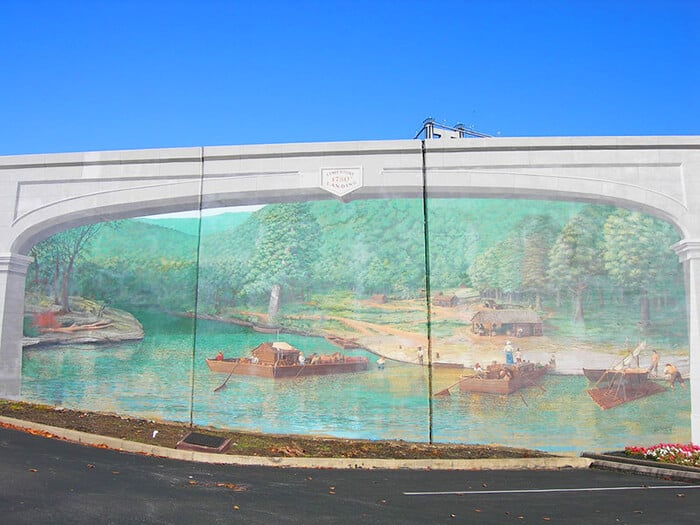 Floodwall Murals