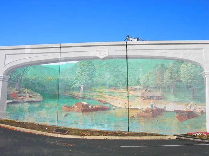 Floodwall Murals