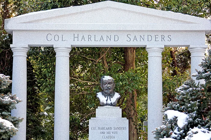 Grave of Colonel Harland Sanders