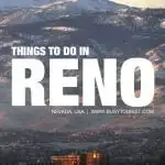 places to visit in Reno, NV