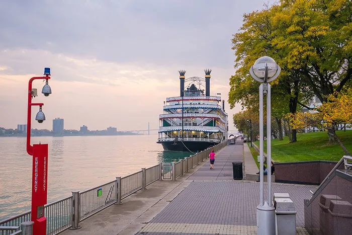 Detroit riverfront