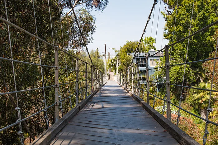 Spruce Street Suspension Bridge