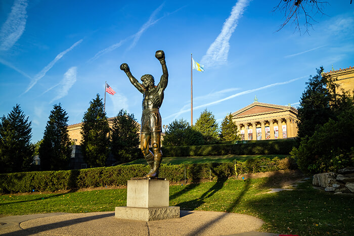 Rocky Statue