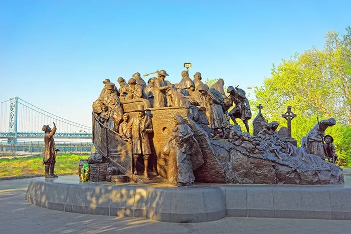 The Irish Memorial at Penn's Landing