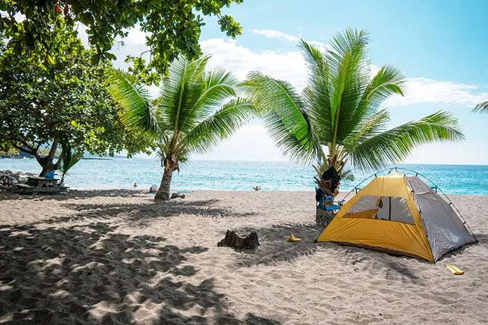 Ho'okena Beach Camping
