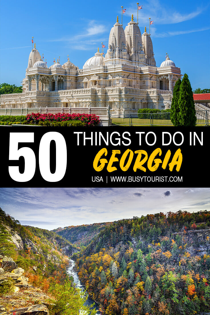 tourist attractions in the state of georgia
