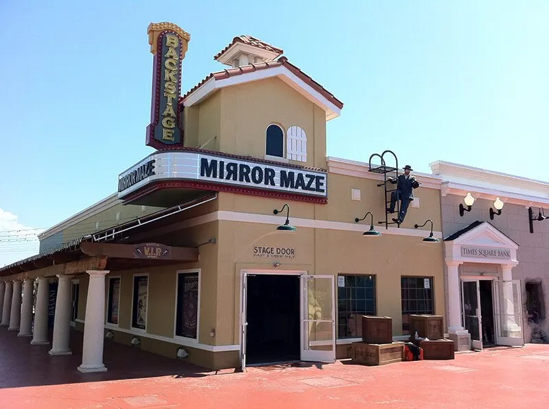 Backstage Mirror Maze