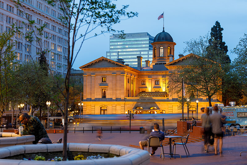 Pioneer Courthouse Square