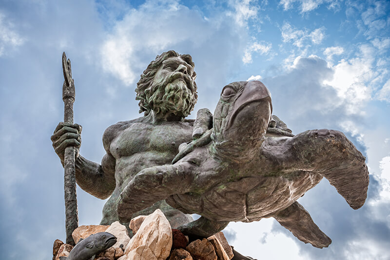 King Neptune Statue